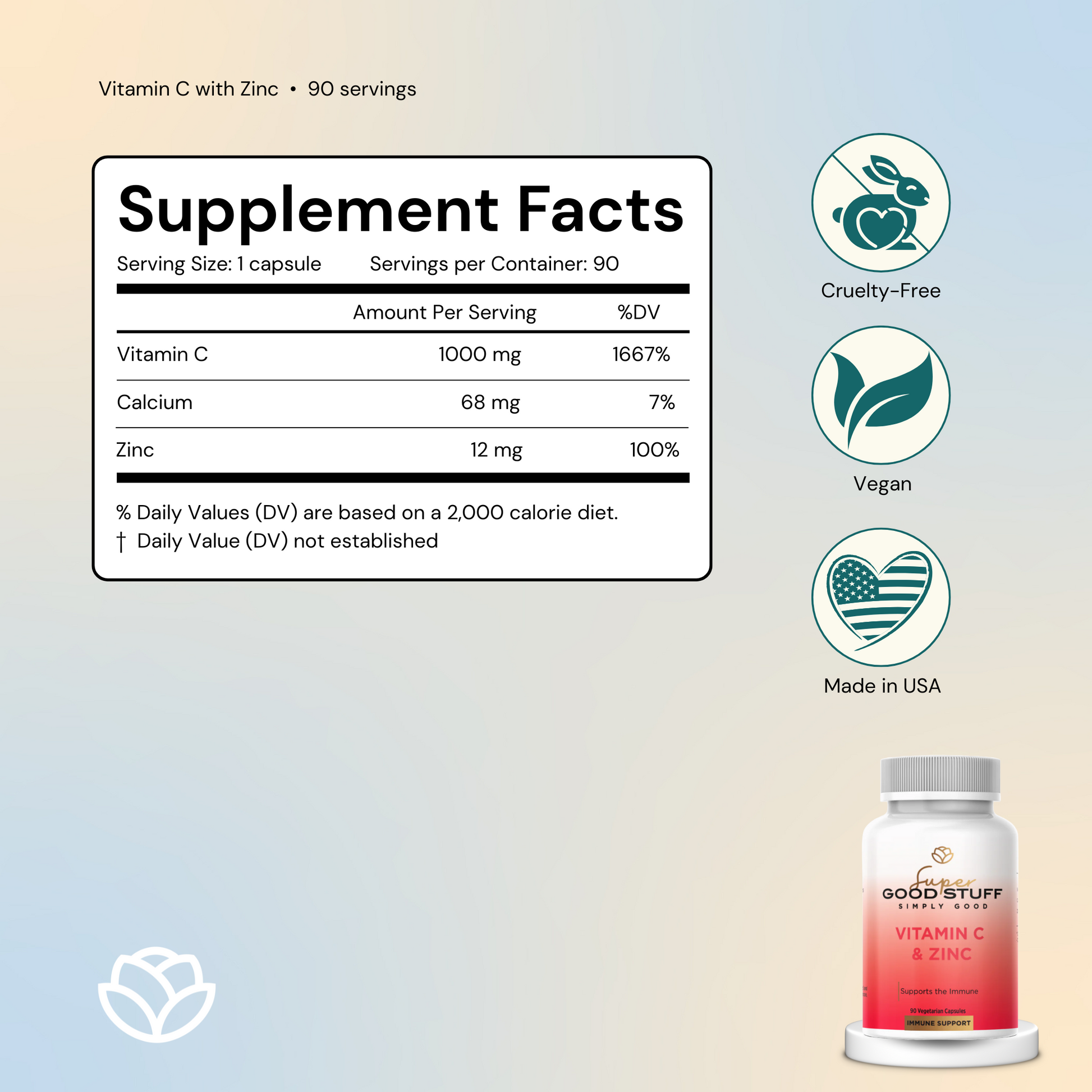 Vitamin C with Zinc