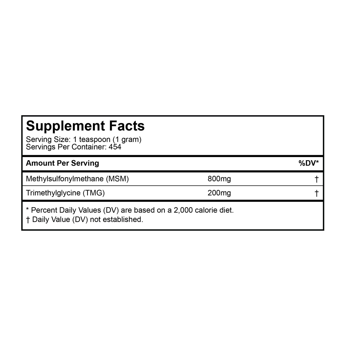 MSM/TMG