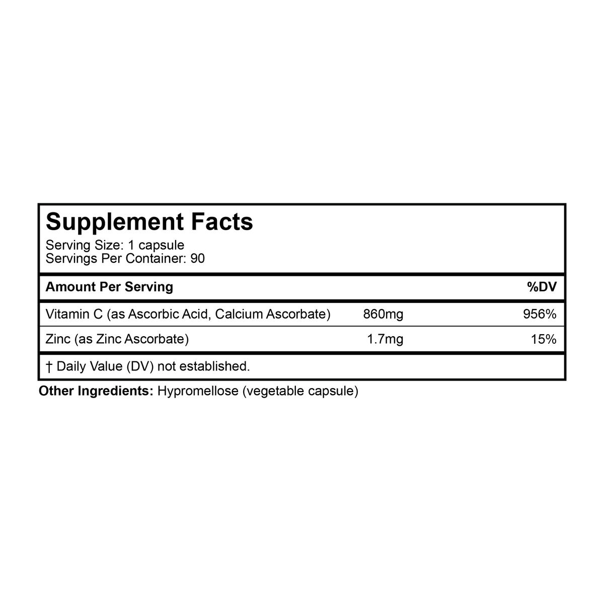 Vitamin C & Zinc
