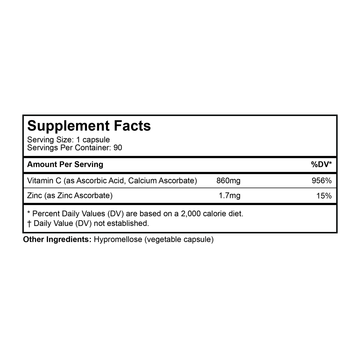 Vitamin C & Zinc